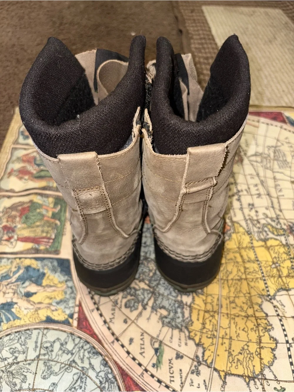 Vans Men's Olive and Black Lace-Up Waterproof Boots